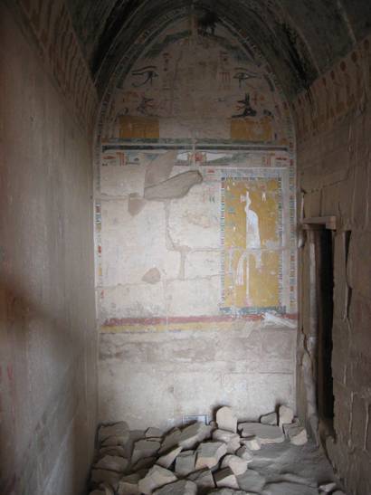 Aegypten Rundreise, Nilkreuzfahrt, Luxor, The Temple of Queen, Terassentempel, Koenigin Hatschepsut, Wandmalerein