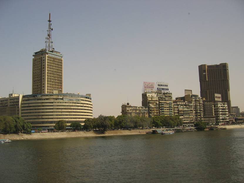 Aegypten Rundreise, Kairo, Skyline von Kairo, Nil
