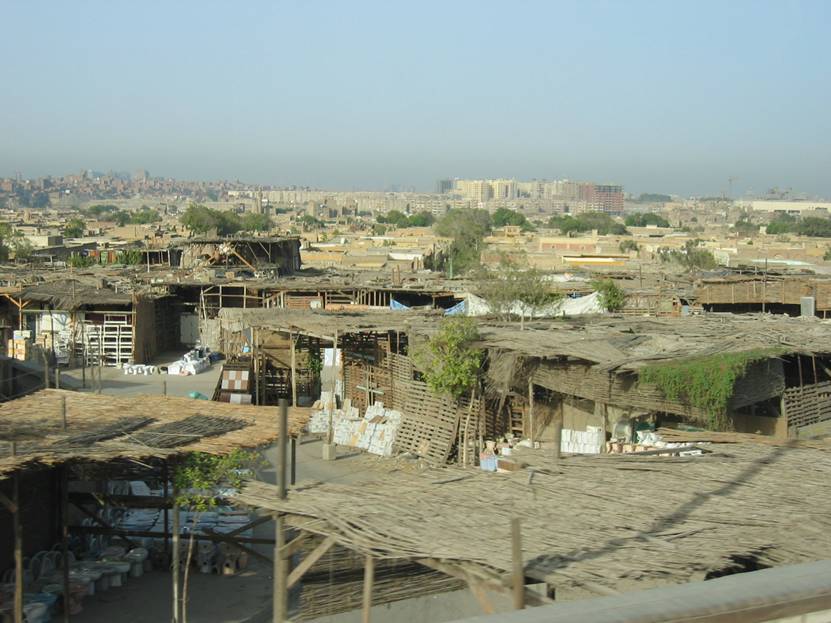 Aegypten Rundreise, Kairo, Abseits der grossen Umgehungsstrassen, Slums