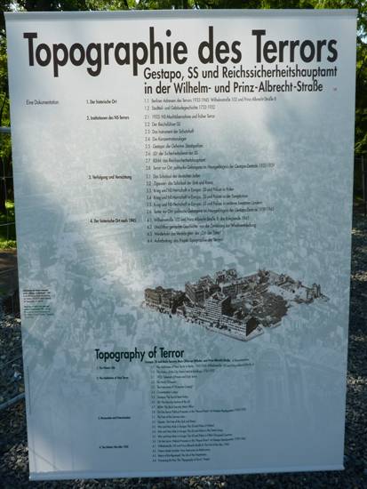 Berlin,  Ausstellung: Topographie des Terrors