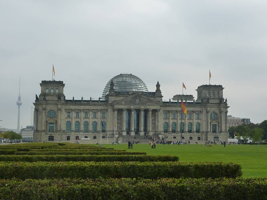 Berlin, Reichstag, Symbol fuer die neue Hauptstadt