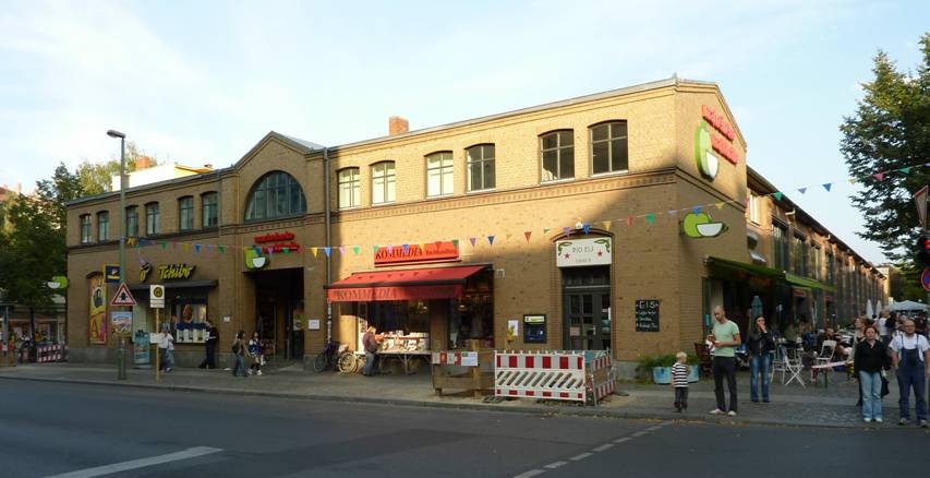 Berlin, Kreuzberg, Markthalle in der Bergmannstrasse