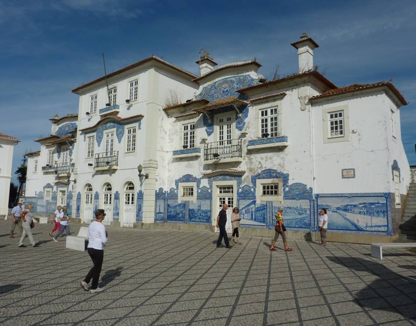 Portugal Rundreise, Aveiro, Bahnhof