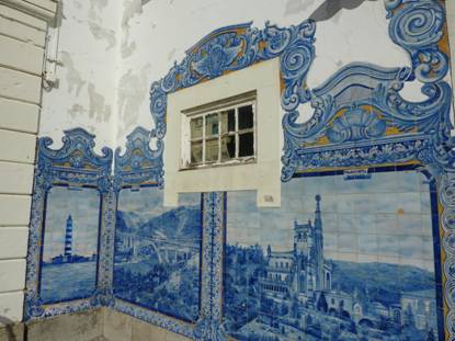 Portugal Rundreise, Outdoor Azulejos