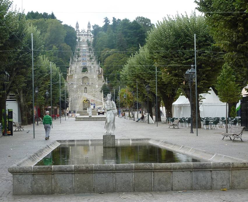Portugal Rundreise, Lamego, Schrein der Nossa Senhora dos Remedios