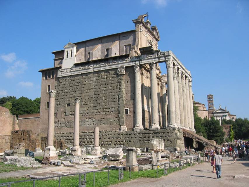 Rom, Forum Romanum, Tempel von Antoninus