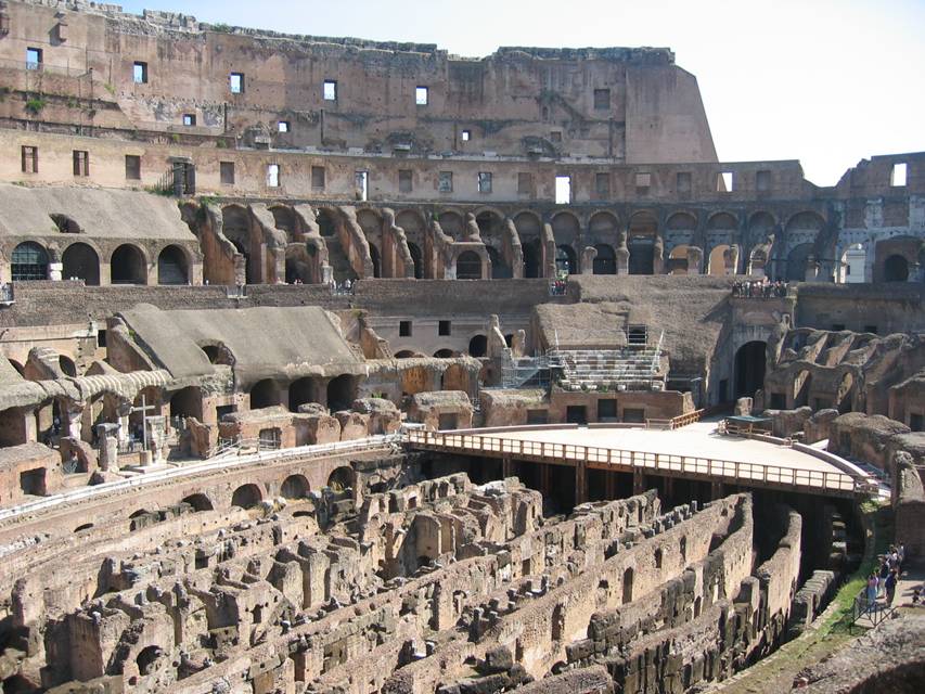 Rom, Colosseum, Amphitheater, Flavier, Innere Colosseum