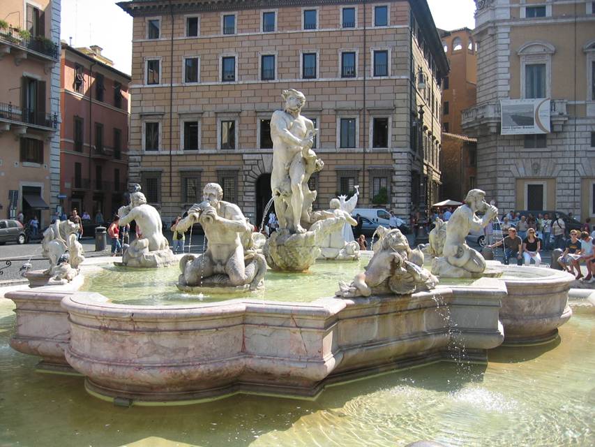 Rom, Mohrenbrunnen, Piazza Navona