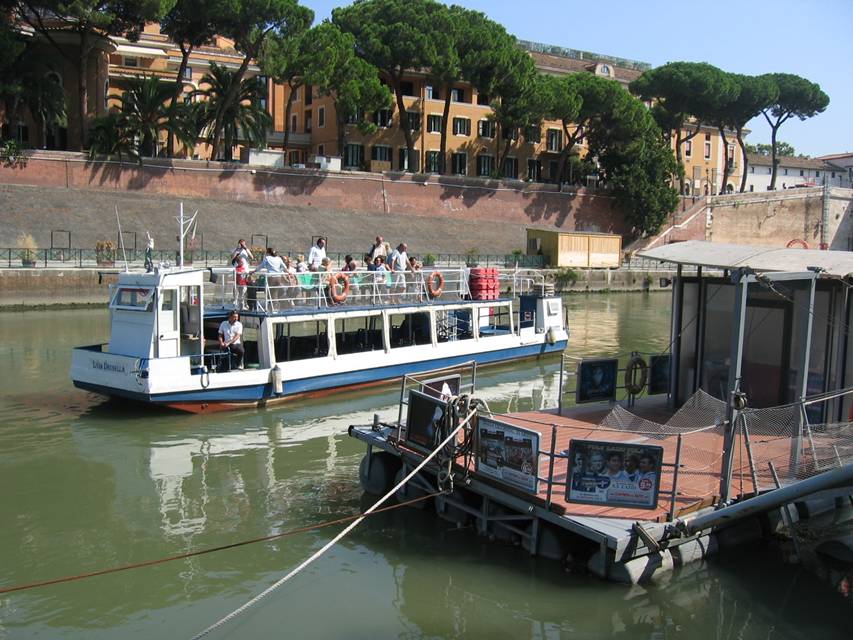 Rom, Tiber, Ausflugsboot, Schifffahrt