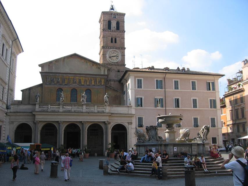 Rom, Basilika Santa Maria, Trastevere, aelteste Marienkirche Roms