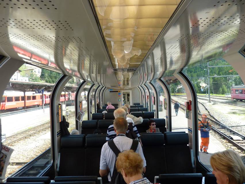 Rundreise Schweiz, Bernina Express, Panoramawagon