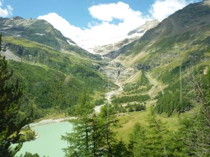 Rundreise Schweiz, Bernina Express, Panoramawagon, Ausblick