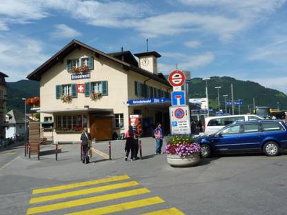 Rundreise Schweiz, Grindelwald, Talstation der Jungfraubahn