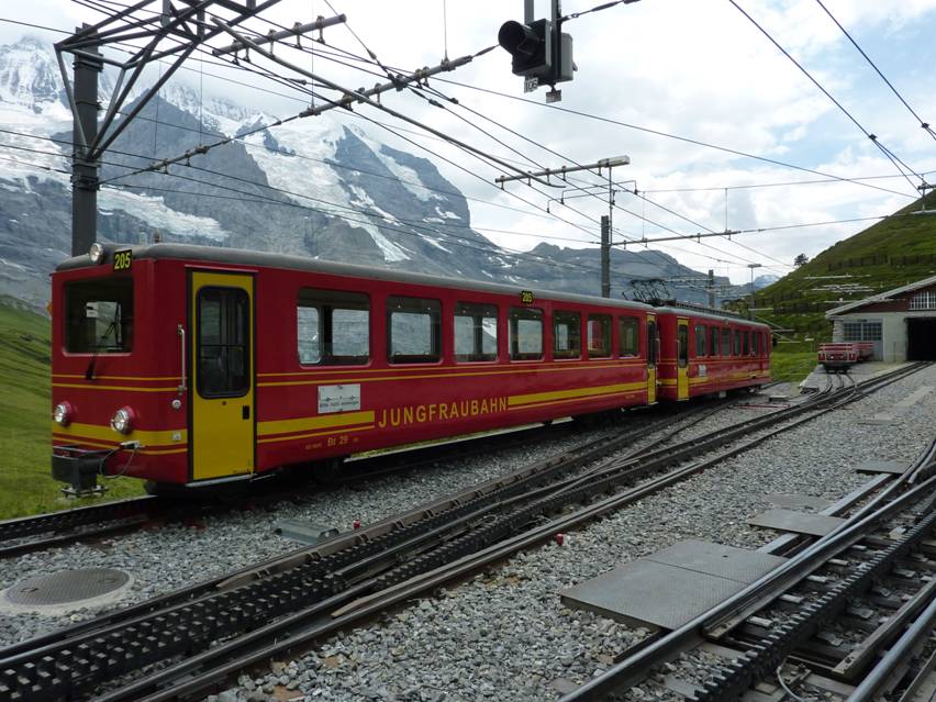 Rundreise Schweiz, Jungfraubahn, Bergstation