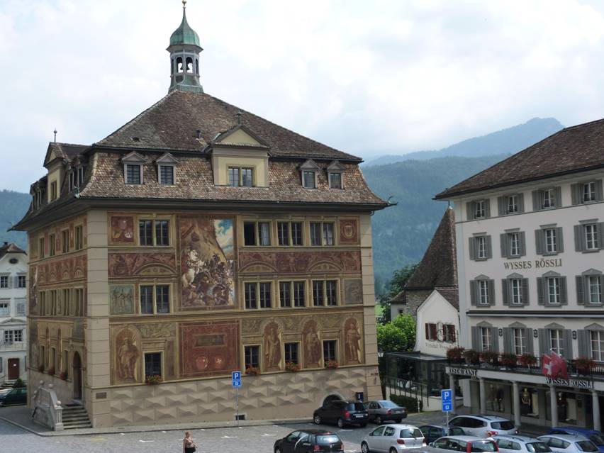 Rundreise Schweiz, Schwyz, Kanton Schwyz, Rathaus