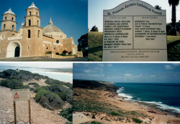 Westaustralien Rundreise, Kalbarri, Red Bluff, tollen Ausblick auf die Kueste des indischen Ozeans