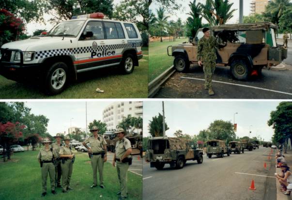 Westaustralien Rundreise, Darwin, Militaerparade