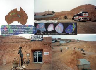 Australien Rundreise, Coober Pedy, Opal, Opalfelder