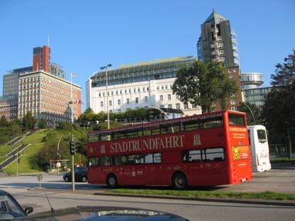 Hamburg, Doppeldeckerbus, Bus, Rundfahrt, Stadtrundfahrten