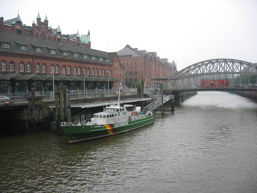 Hamburg, Zollmuseum, Zollamt- Kornhausbruecke, Kuestenwache- Schiff