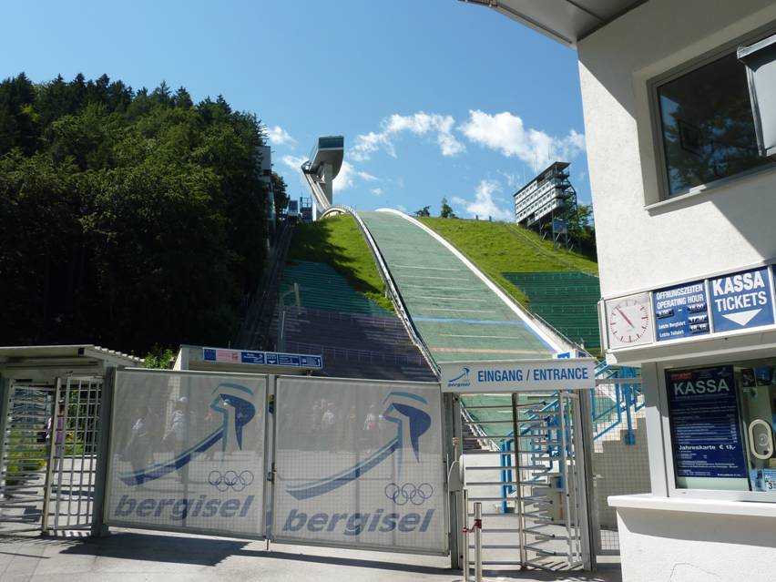 Sprungschanze am Berg Isel, Innsbruck
