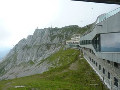 Schweiz Rundreise, Bergstation Pilatus Kulm