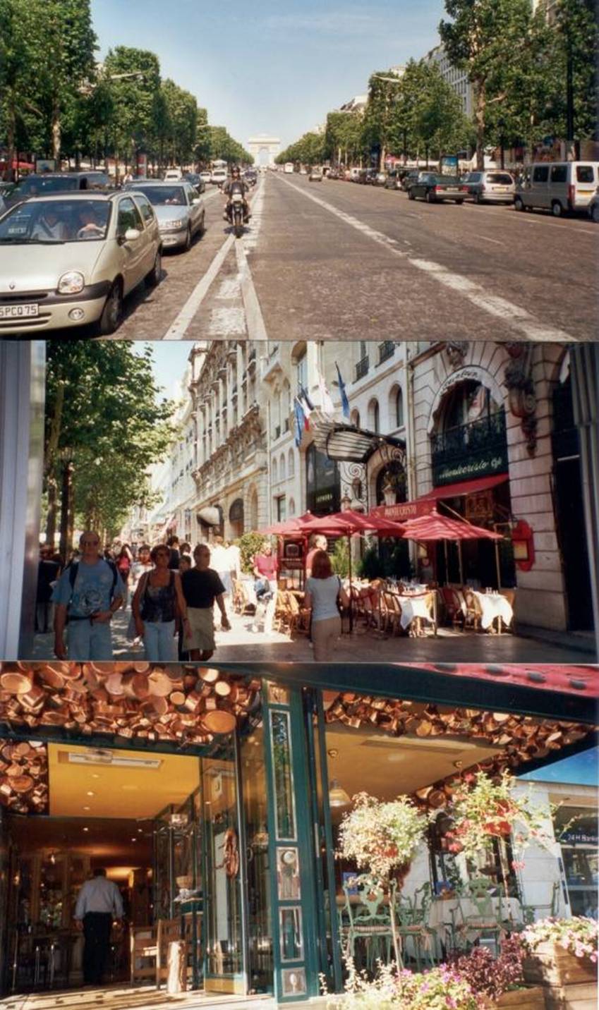 Paris, Champs Elysees, Prachtstrasse, Geschaefte, Boulevard