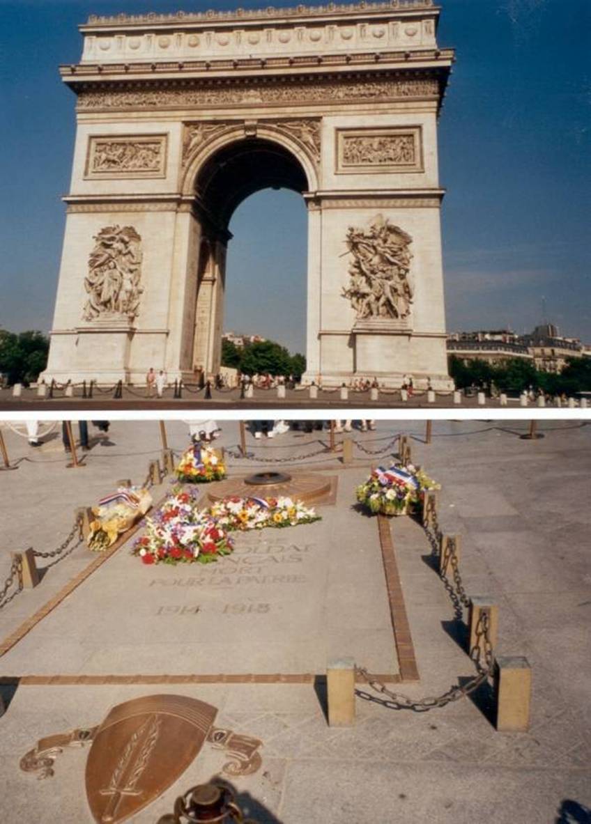 Paris, Arc de Triomphe, Triumphbogen, Avenue des Champs Elysees