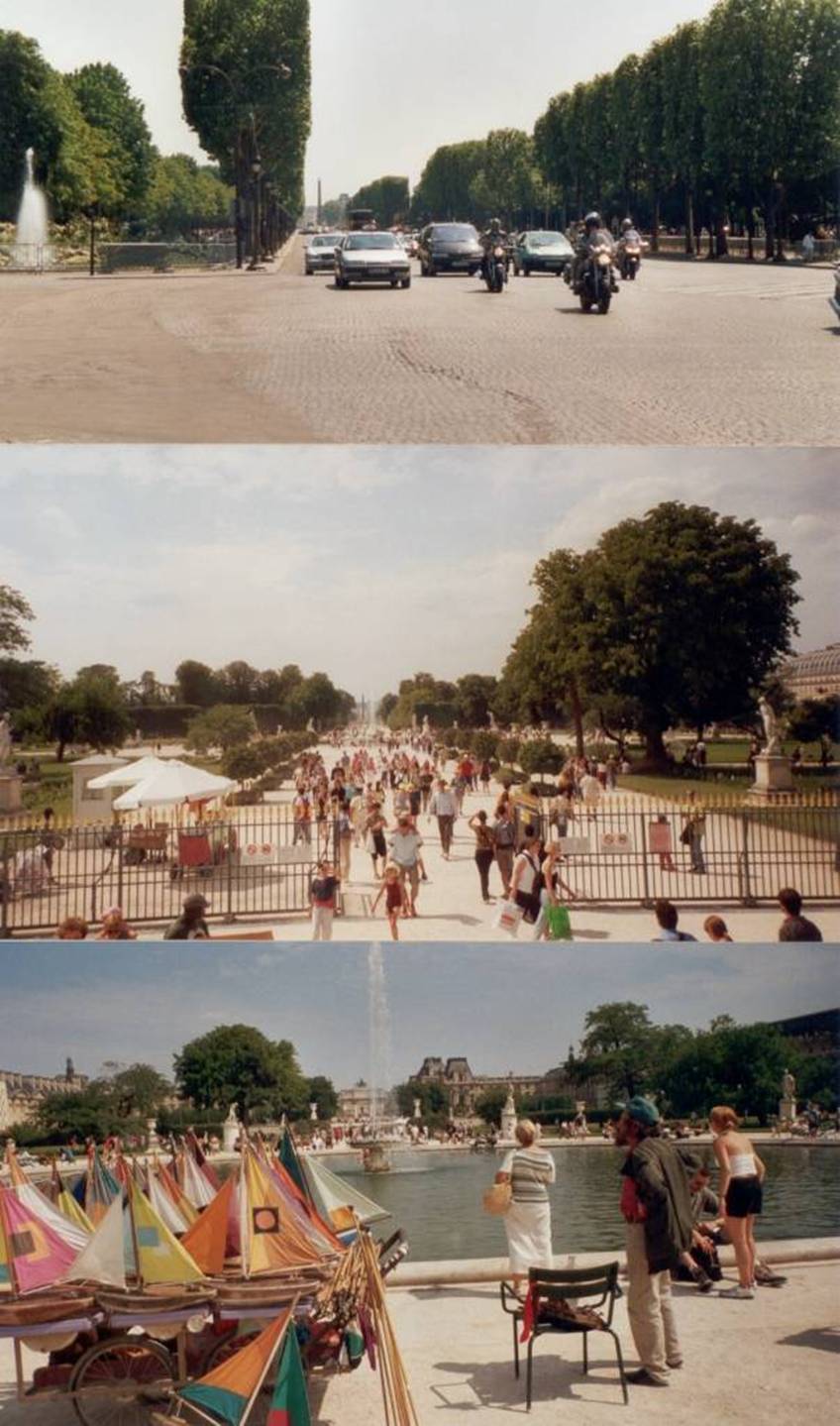 Paris, Park der Tuilerien, Louvre