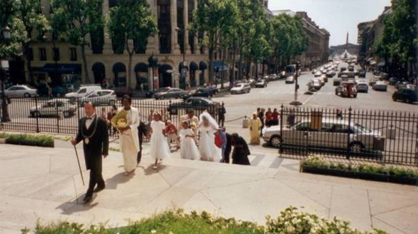 Paris, La Madeleine, Kirche, Hochzeit, Rue Royale, Place de la Concorde