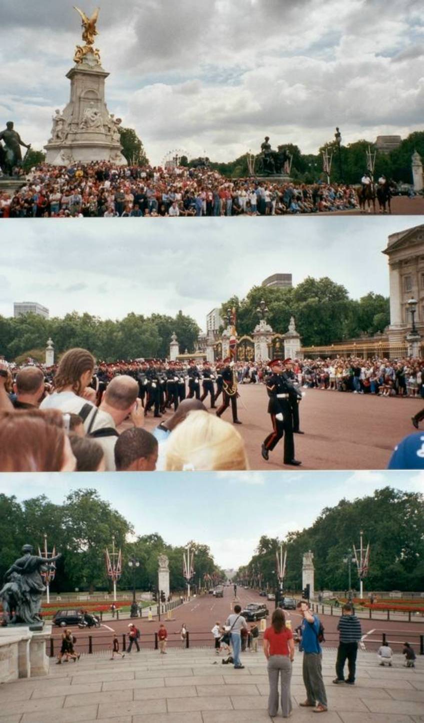 London, Buckingham Palace, Residenz der britischen Monarchen, Monarchen, Londoner Residenz, Wachabloese, Victoria Memorial