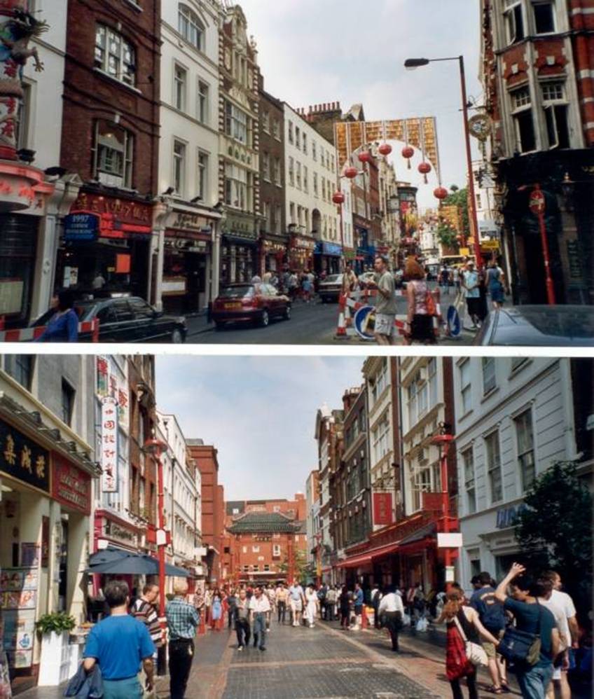 London, Gerrard Street, Chinesenviertel Soho, Soho 