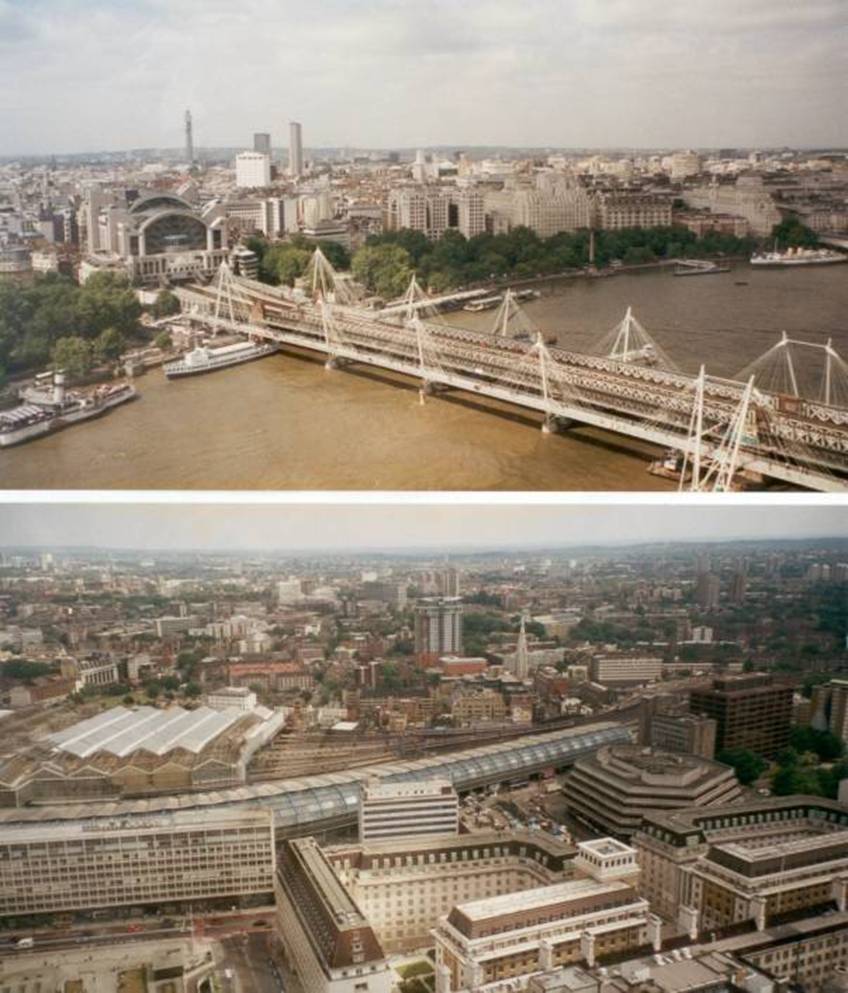 London/London Eye: Aussicht