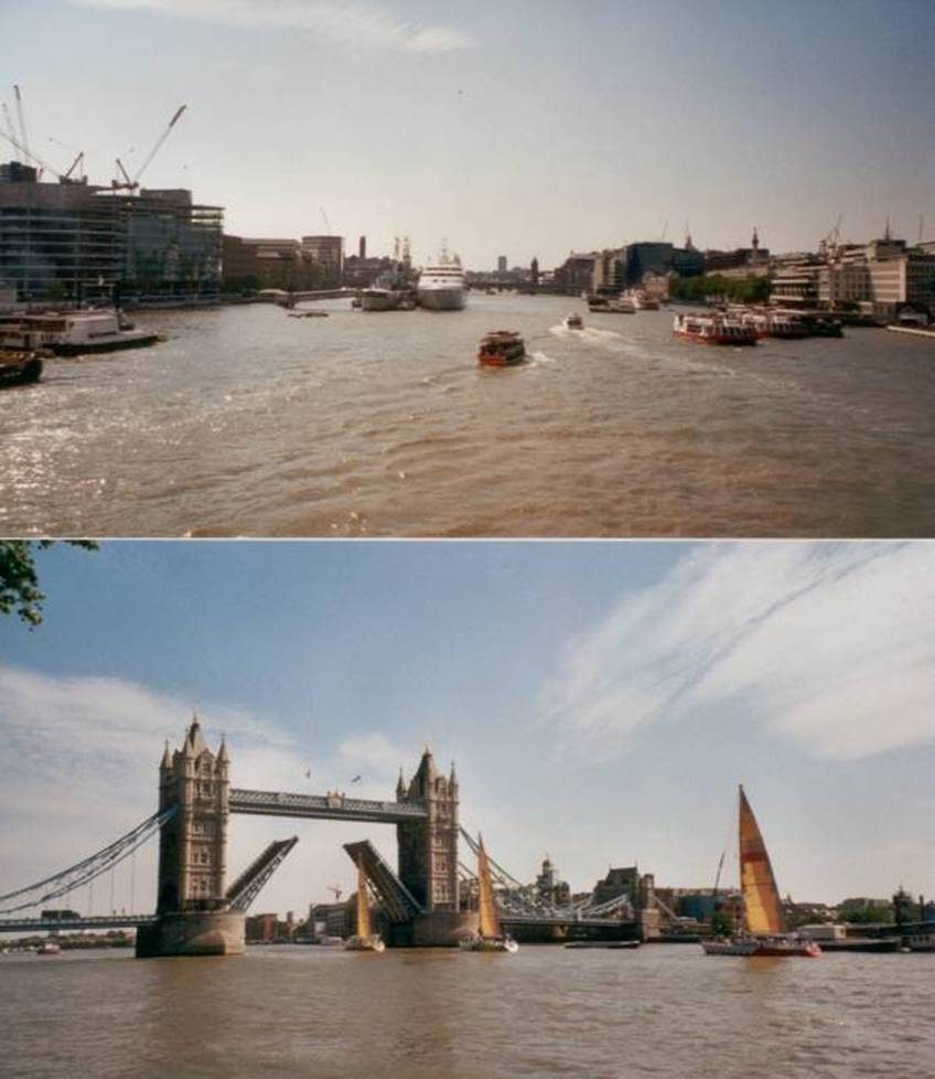 London, Themse, Tower Bridge, Schifffahrt, Bootstouren, Bootsfahrten, Wahrzeichen